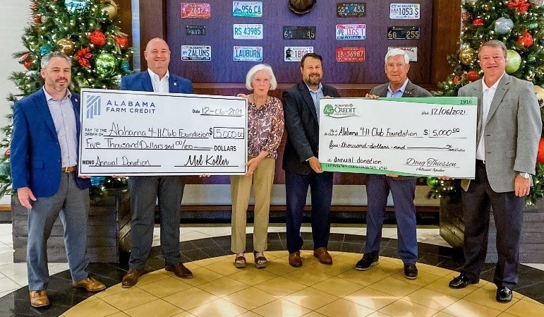 alabama farm credit donates to support 4H programs