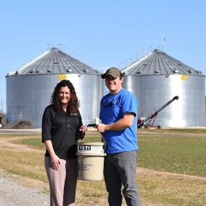 prize presented to cullman county corn grower ben haynes