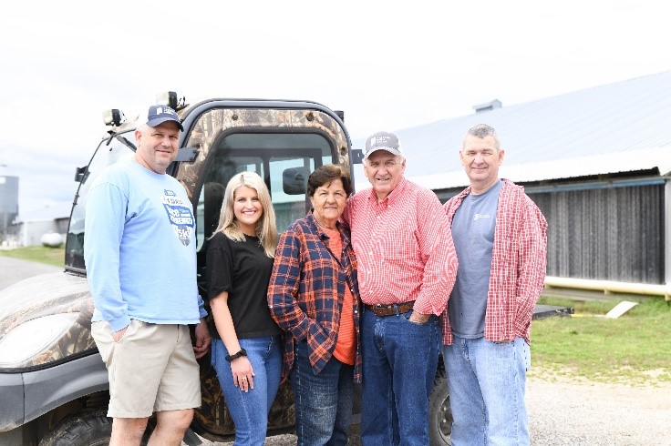 the smith family on the poultry farm